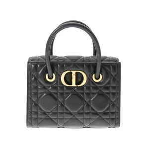 CHRISTIAN DIOR ST HONORE Saint Honor Cannage Black Lambskin bag